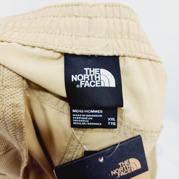 Men's Shorts The North Face Size XXL Khaki Stone Adventure Regular Fit NEW - Picture 2 of 9